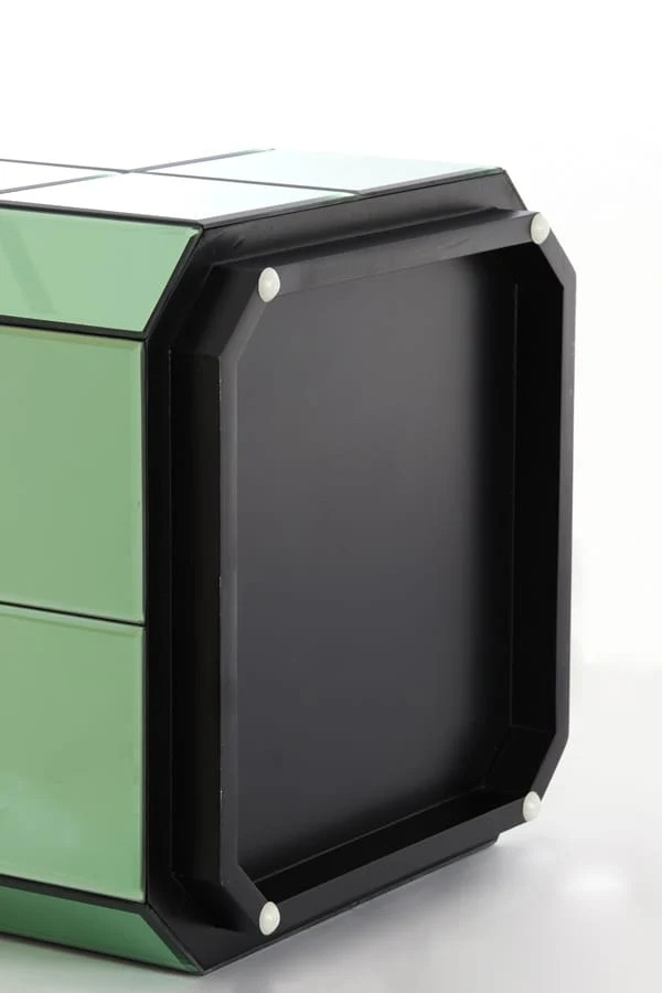 Pillar 40x40x100 cm LUCIANO green