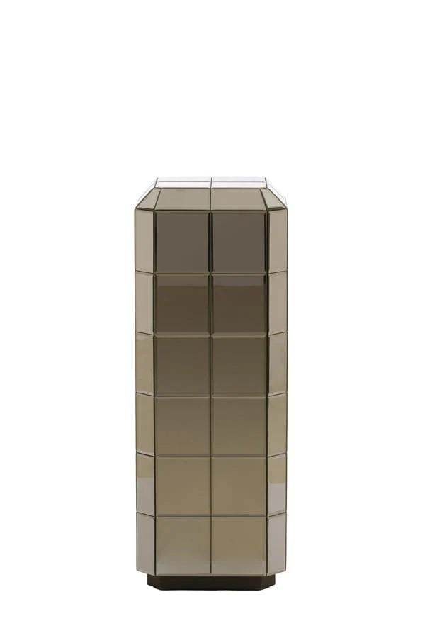 Pillar 40x40x100 cm LUCIANO brown