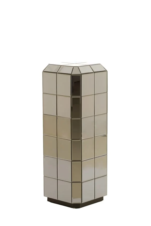 Pillar 40x40x100 cm LUCIANO brown