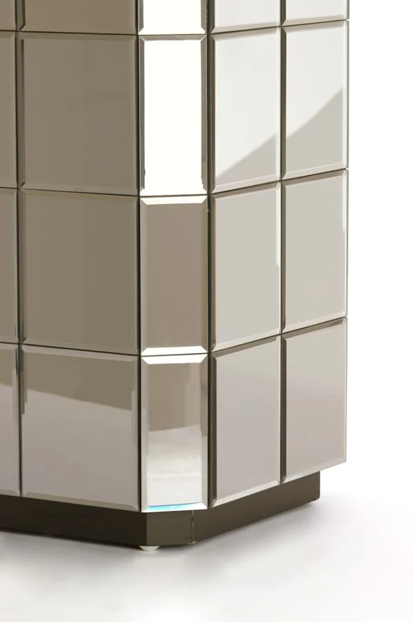 Pillar 40x40x100 cm LUCIANO brown