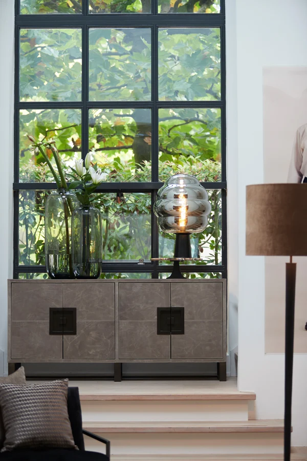 Shade cylinder 50-50-38 cm LUBIS brown