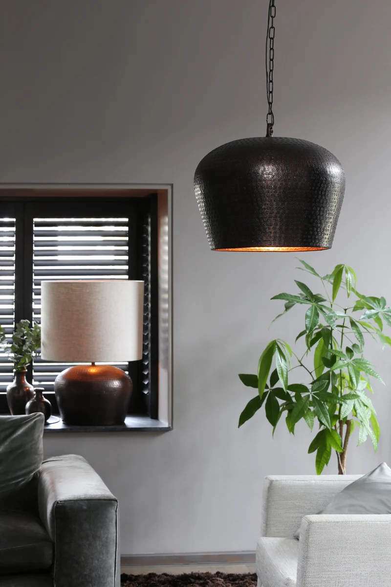 Shade cylinder 50-50-38 cm LIVIGNO natural