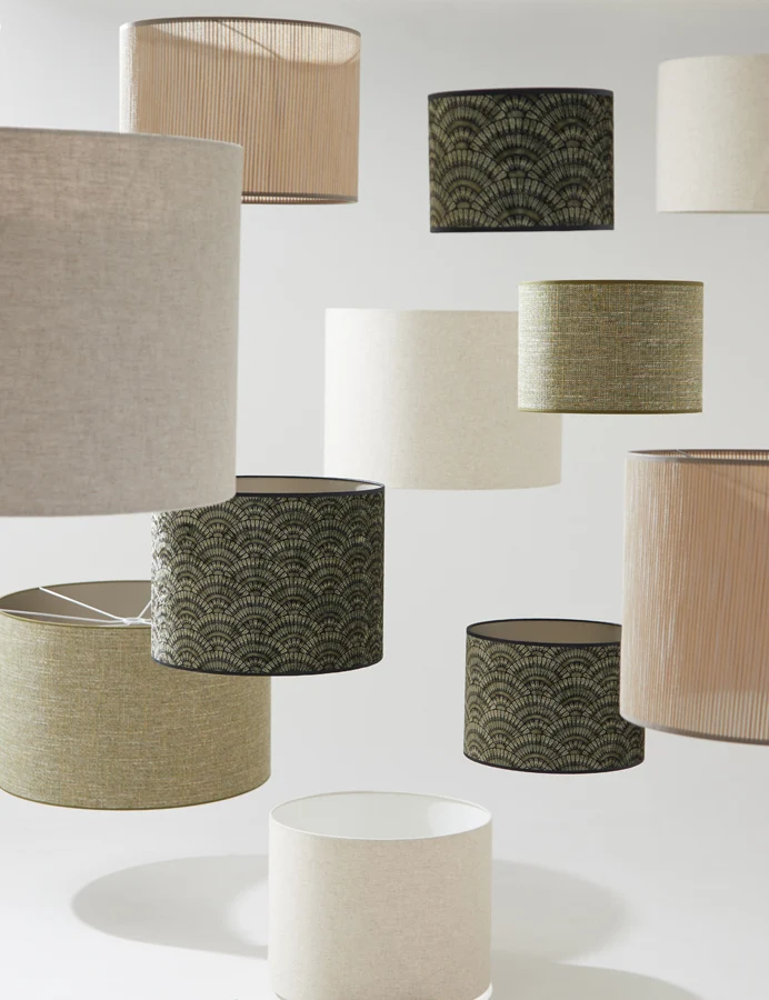 Shade cylinder 50-50-38 cm LIVIGNO natural
