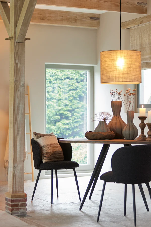 Shade cylinder 50-50-38 cm CADEN beige