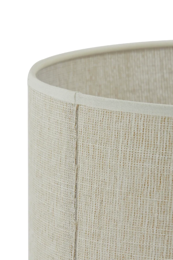 Shade cylinder 50-50-38 cm BRESKA pearl white