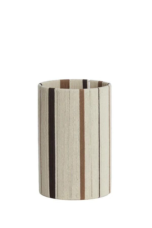 Shade cylinder 20-20-30 cm MEDAN cream+brown+dark brown