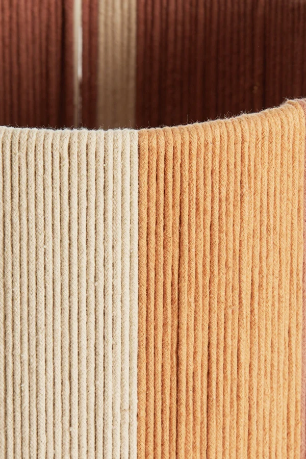 Shade cylinder 20-20-30 cm MEDAN coral+terra+cream