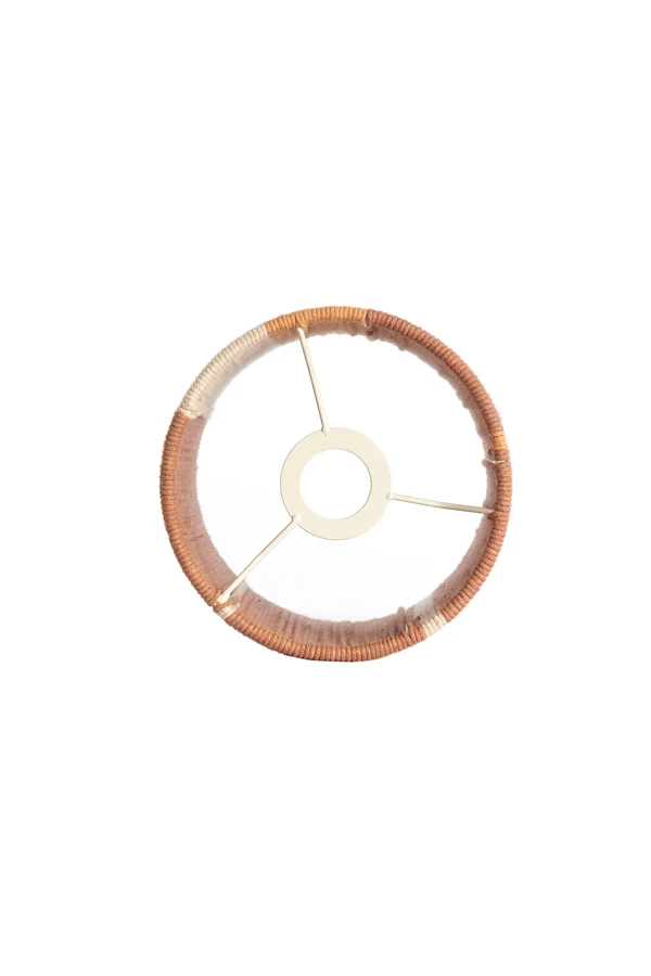 Shade cylinder 20-20-30 cm MEDAN coral+terra+cream