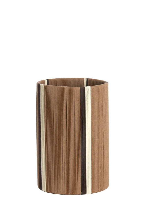 Shade cylinder 20-20-30 cm MEDAN brown+cream+dark brown