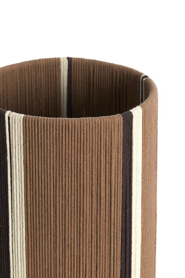 Shade cylinder 20-20-30 cm MEDAN brown+cream+dark brown