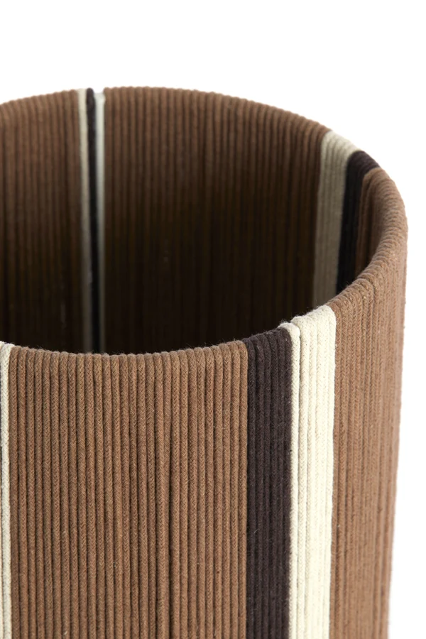 Shade cylinder 20-20-30 cm MEDAN brown+cream+dark brown