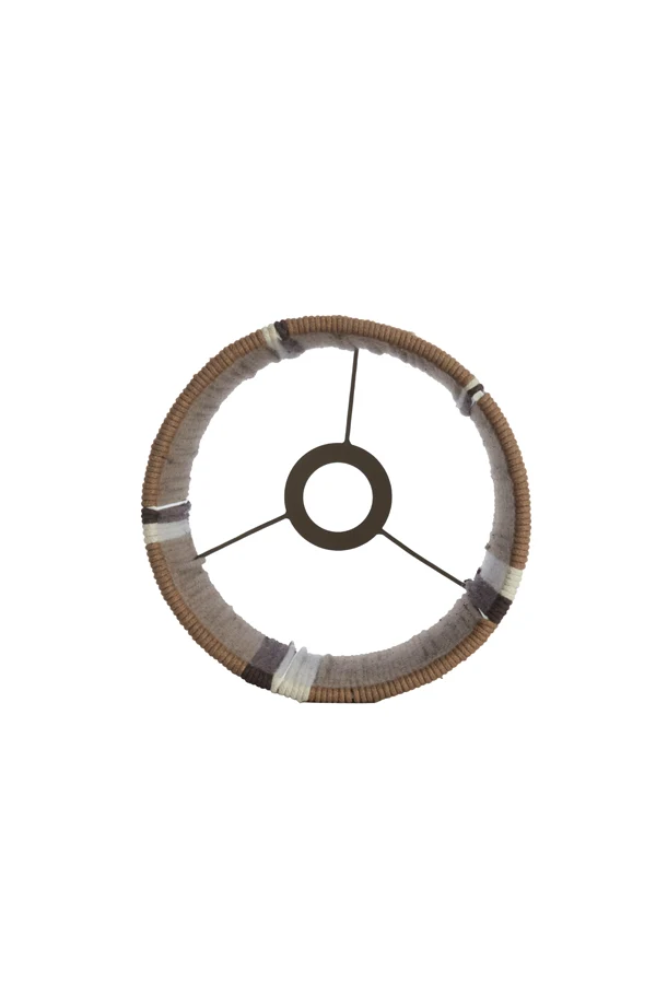 Shade cylinder 20-20-30 cm MEDAN brown+cream+dark brown
