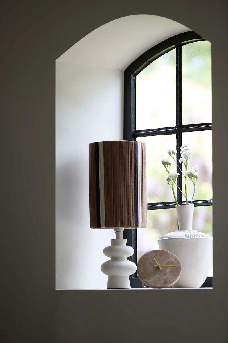 Shade cylinder 20-20-30 cm MEDAN brown+cream+dark brown