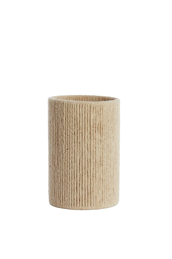 Shade cylinder 20-20-30 cm MEDANA chenille cream