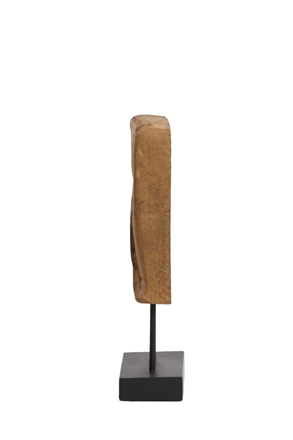 Ornament on base 26x9x38,5 cm ZARATE wood natural+black