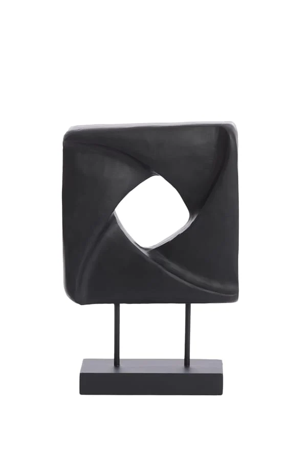 Ornament on base 26x9x38,5 cm ZARATE wood black