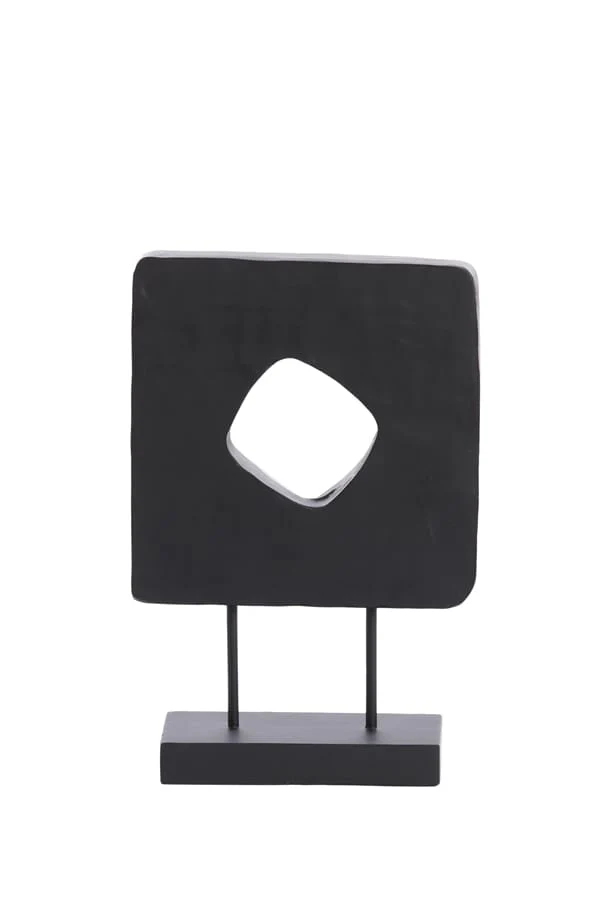 Ornament on base 26x9x38,5 cm ZARATE wood black