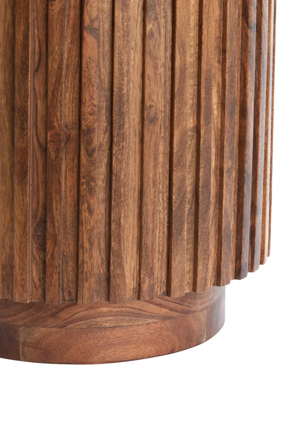 Side table 33x47 cm KIYOSE acacia wood brown