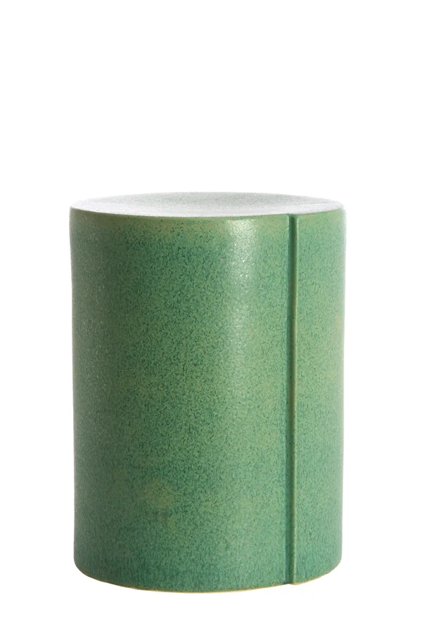 Side table 33x44 cm CHULILLA ceramics matt green