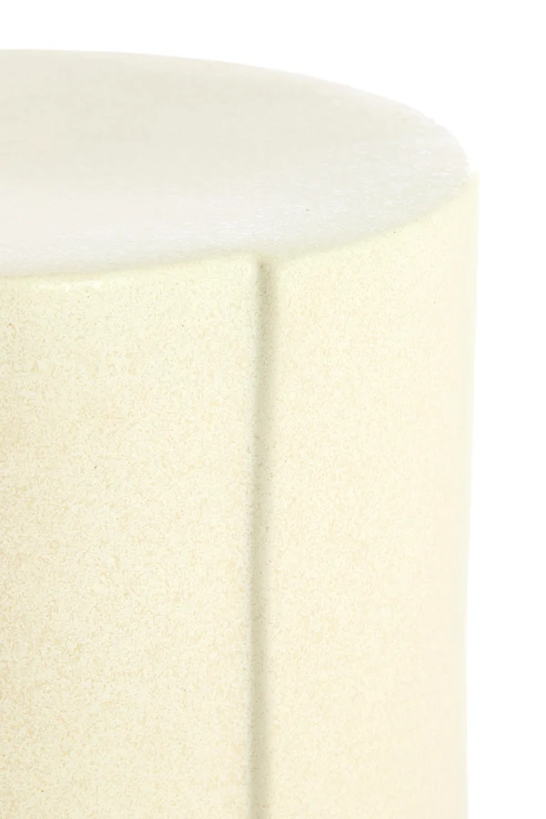 Side table 33x44 cm CHULILLA ceramics matt cream