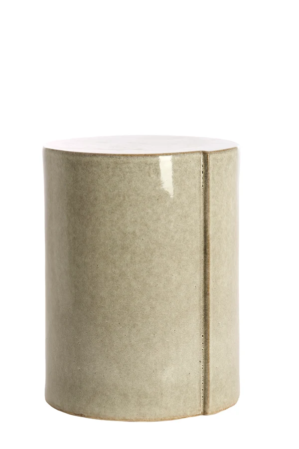 Side table 33x44 cm CHULILLA ceramics grey