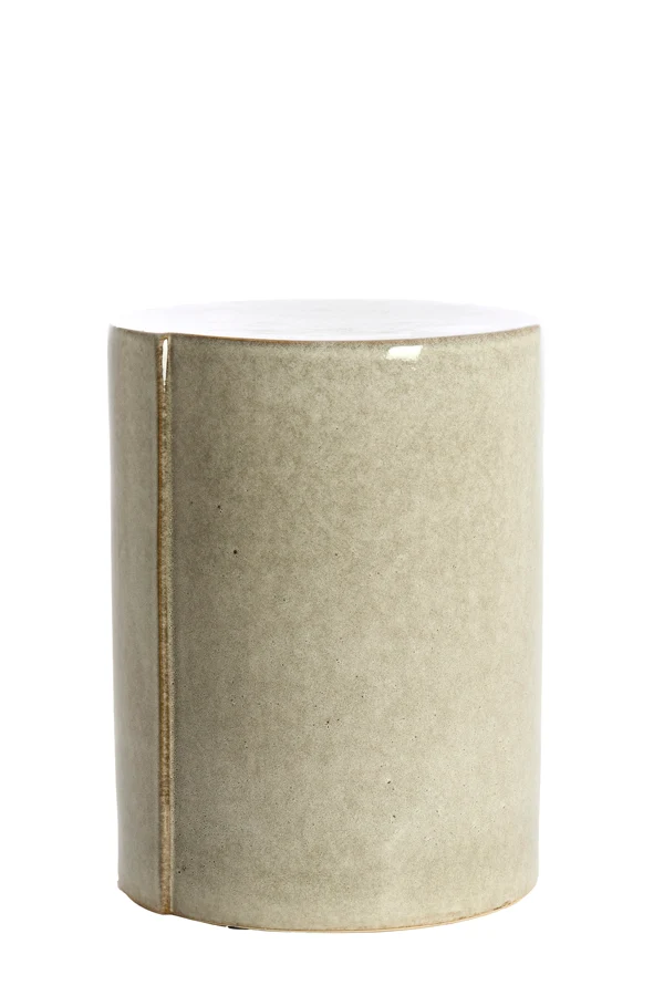 Side table 33x44 cm CHULILLA ceramics grey