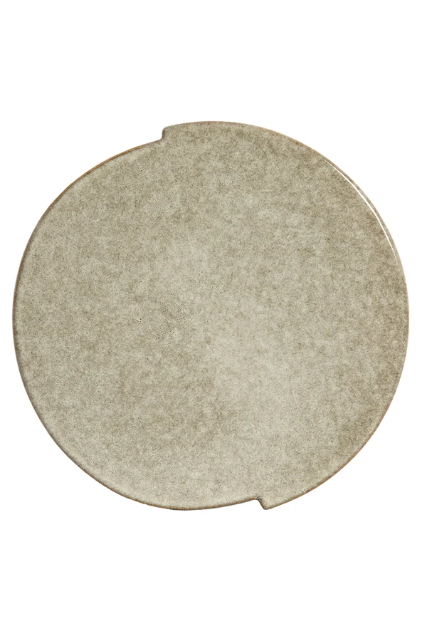 Side table 33x44 cm CHULILLA ceramics grey
