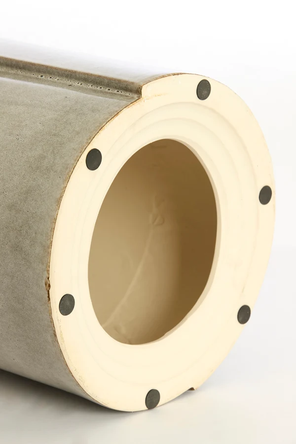 Side table 33x44 cm CHULILLA ceramics grey