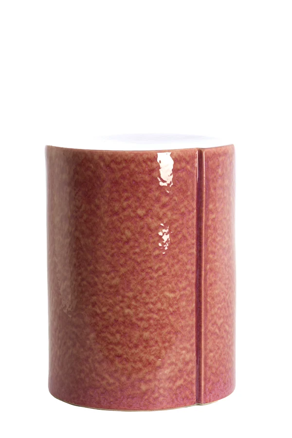 Side table 33x44 cm CHULILLA ceramics dark pink