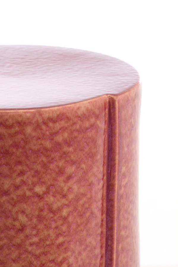 Side table 33x44 cm CHULILLA ceramics dark pink