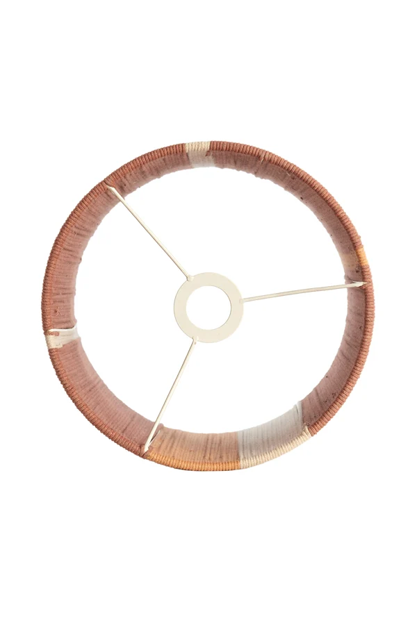 Shade cylinder 30-30-40 cm MEDAN coral+terra+cream