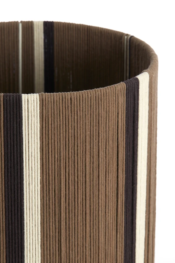 Shade cylinder 30-30-40 cm MEDAN brown+cream+dark brown