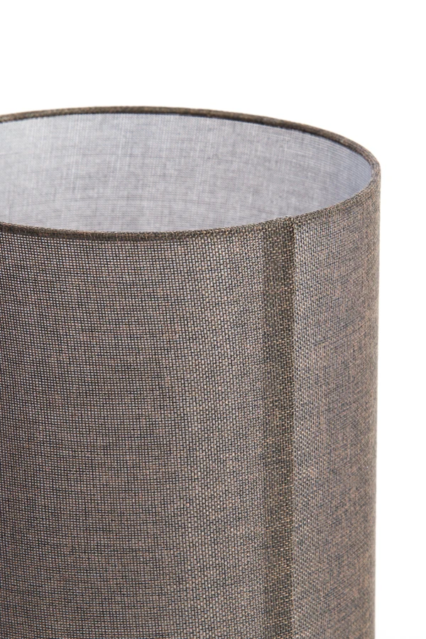 Shade cylinder 25-25-27 cm BRANFO linen dark brown