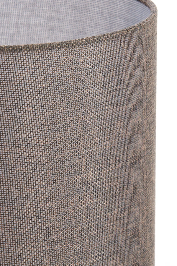 Shade cylinder 25-25-27 cm BRANFO linen dark brown
