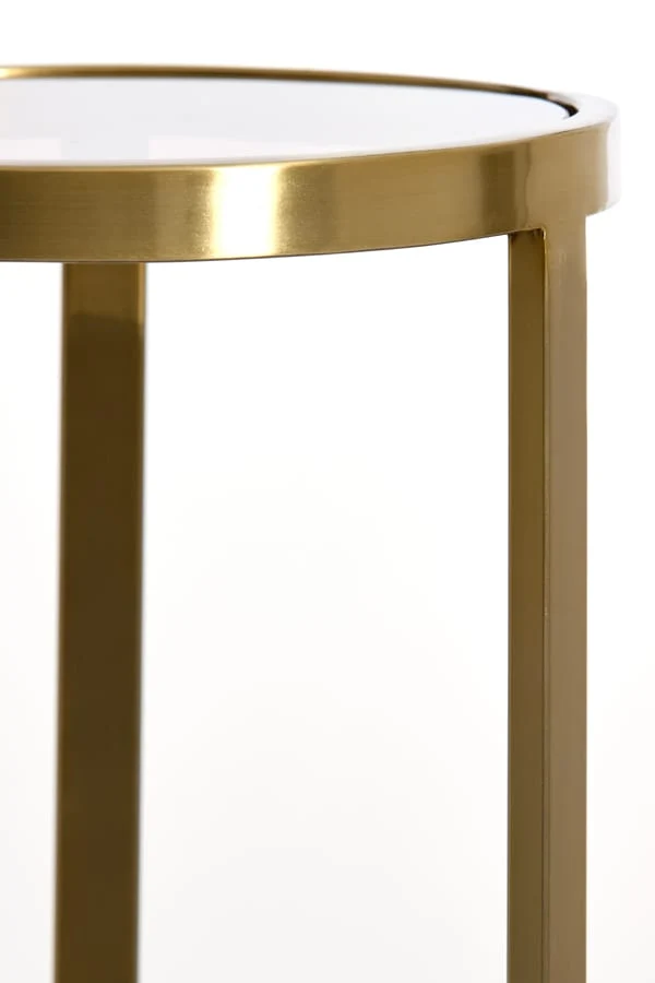 Pillar 40x101 cm RETIRO glass brown-light gold