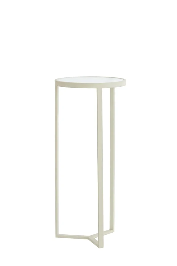 Pillar 35x81 cm RETIRO clear rib glass+cream