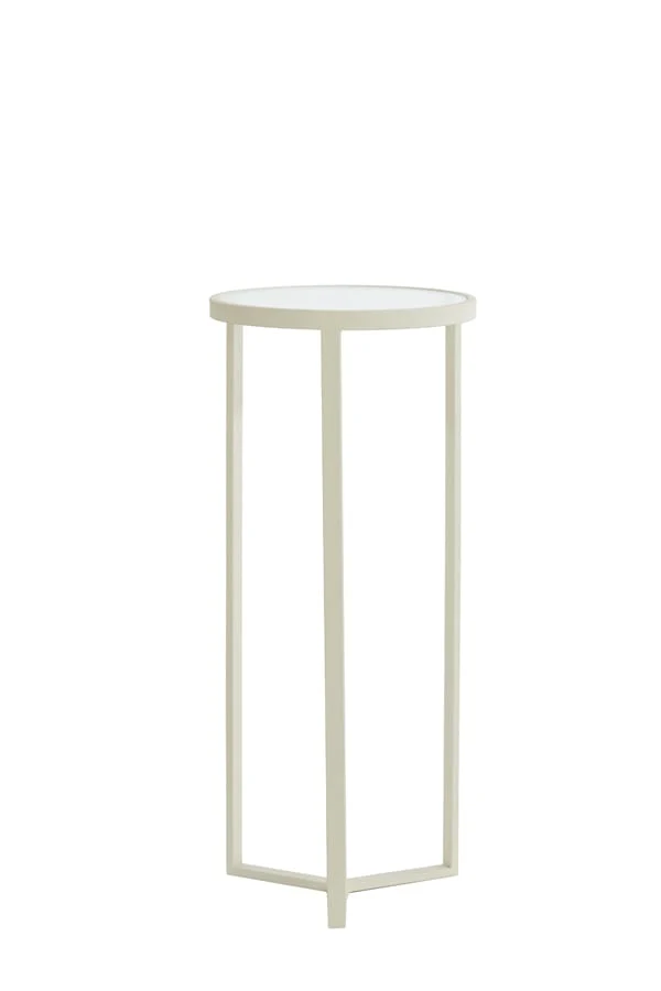 Pillar 35x81 cm RETIRO clear rib glass+cream