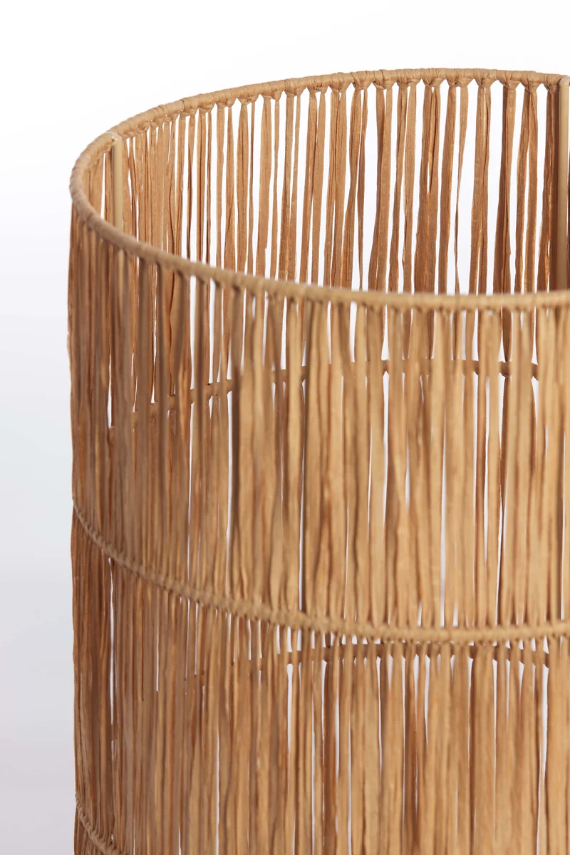 Shade cylinder 40-40-50 cm LANZANO raffia natural