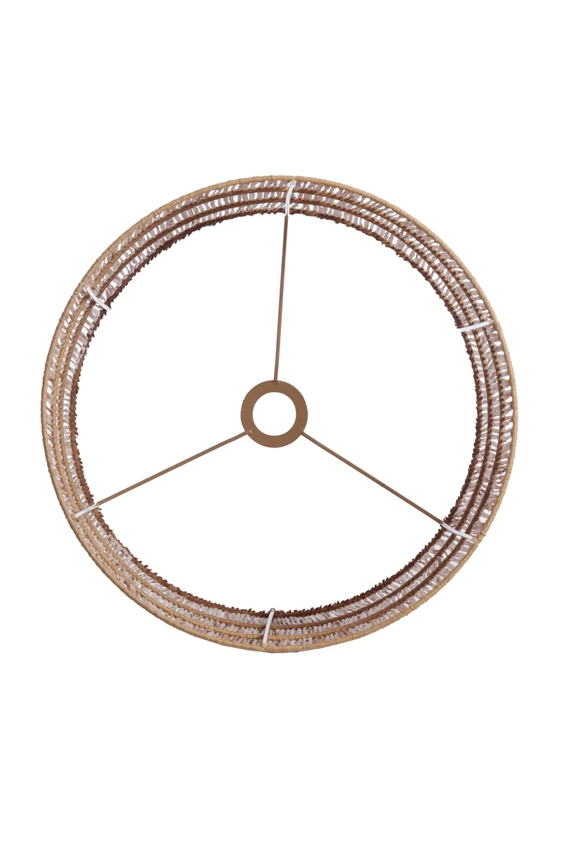Shade cylinder 40-40-50 cm LANZANO raffia natural