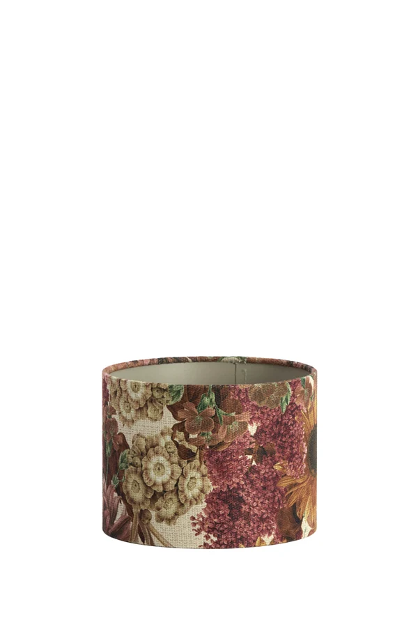 Shade cylinder 20-20-15 cm ROSEWOOD white