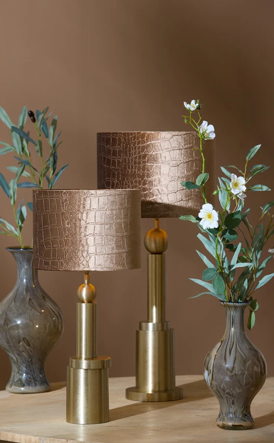 Shade cylinder 20-20-15 cm PRAYA brown