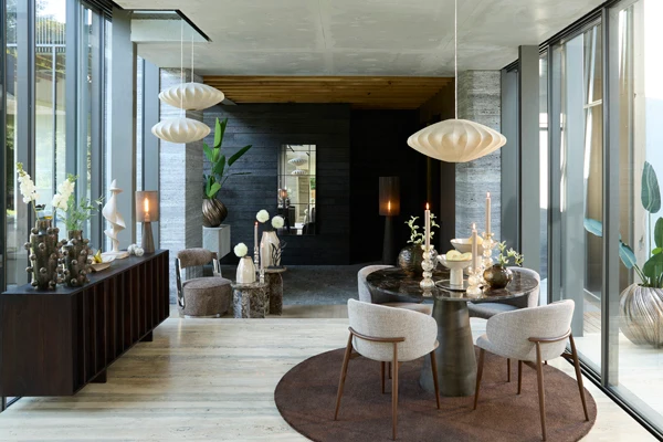 Rug 220 cm ARCOLA dark brown