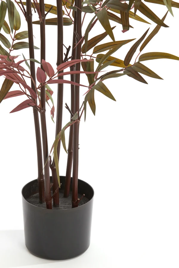 Potted ornament 70x60x150 cm BAMBOO natural+green-red