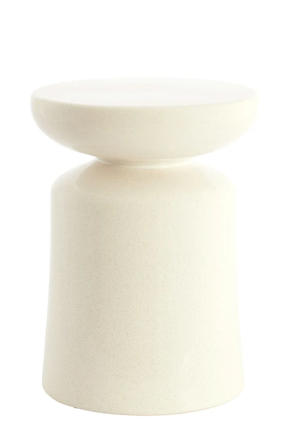 Side table 33,5x45 cm KOTOR ceramics cream