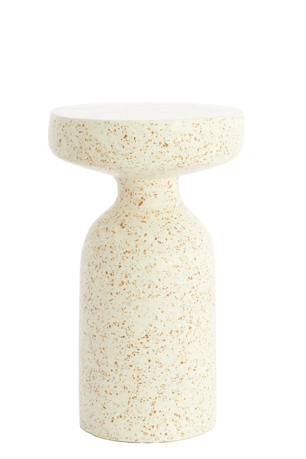 Side table 32x54 cm MORAVIT terrazzo cream
