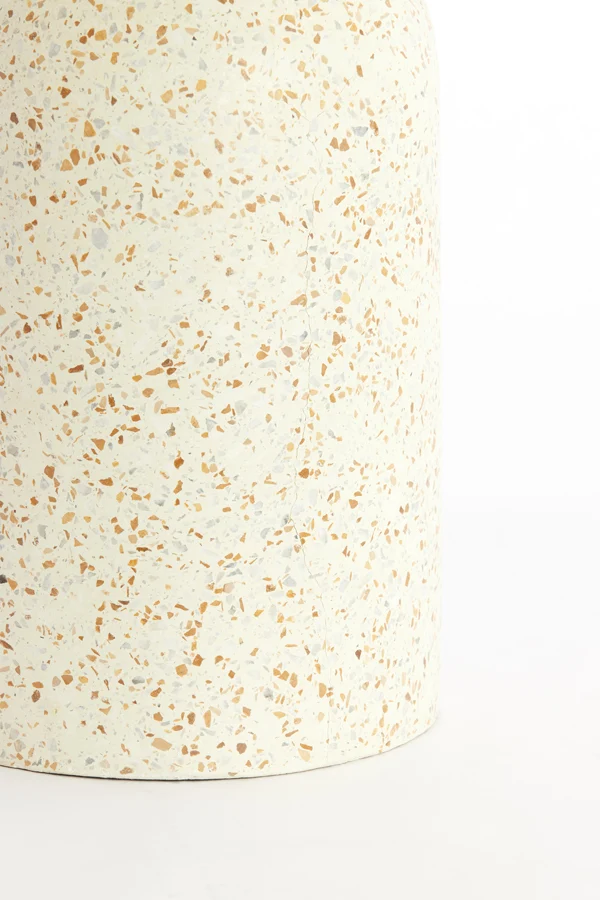 Side table 32x54 cm MORAVIT terrazzo cream
