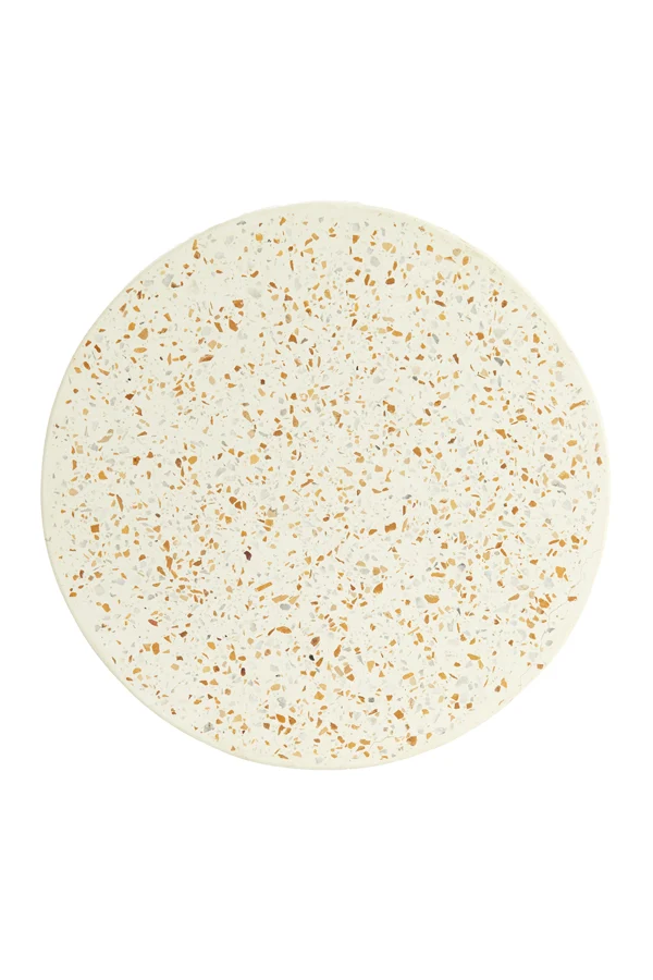 Side table 32x54 cm MORAVIT terrazzo cream