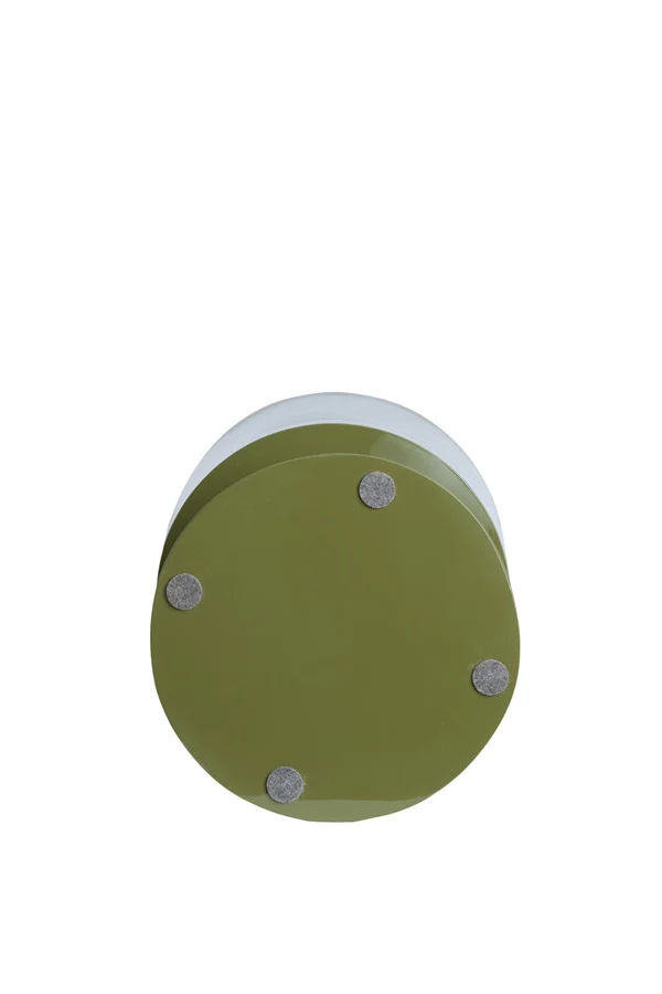 Side table 30x49 cm NYSA shiny olive green