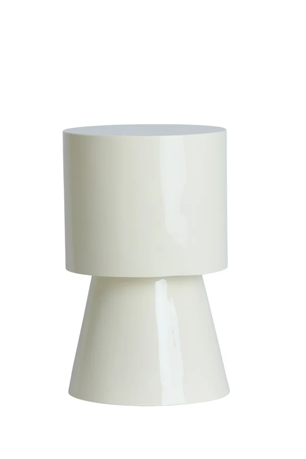 Side table 30x49 cm NYSA shiny cream