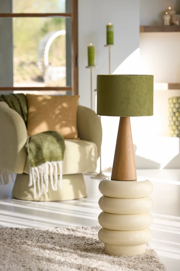 Side table 30x40 cm MIROGI cream